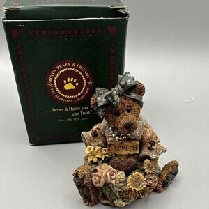 Boyds Bears Figurine Justina The Message Bearer #2273 9th Edition 1995 China